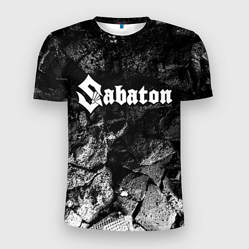 Мужская спорт-футболка Sabaton black graphite / 3D-принт – фото 1