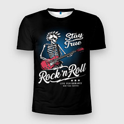 Мужская спорт-футболка Rock and roll - punk