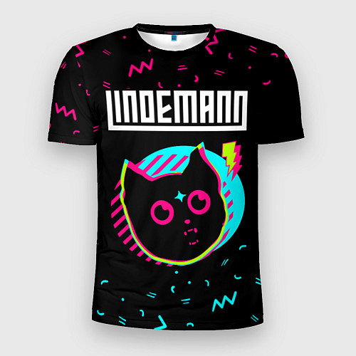 Мужская спорт-футболка Lindemann - rock star cat / 3D-принт – фото 1
