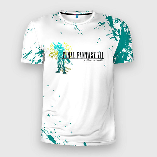 Мужская спорт-футболка Final fantasy неон / 3D-принт – фото 1