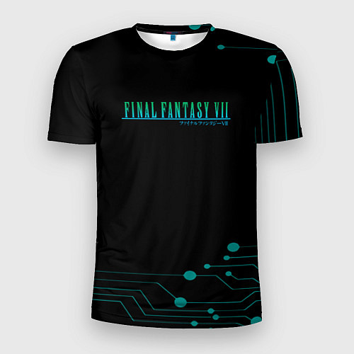 Мужская спорт-футболка Final fantasy neon / 3D-принт – фото 1