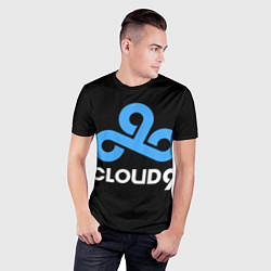 Футболка спортивная мужская Cloud9 - esports logo, цвет: 3D-принт — фото 2