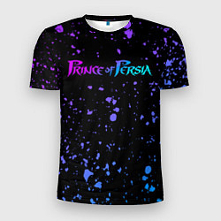 Мужская спорт-футболка Prince of persia neon брызги
