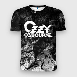 Мужская спорт-футболка Ozzy Osbourne black graphite