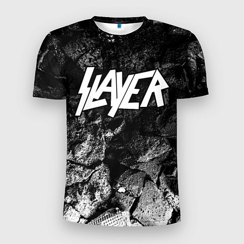 Мужская спорт-футболка Slayer black graphite / 3D-принт – фото 1