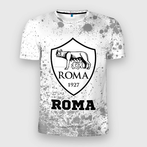 Мужская спорт-футболка Roma sport на светлом фоне / 3D-принт – фото 1