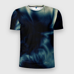 Мужская спорт-футболка Абстрактный тёмно-синий