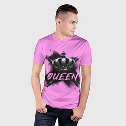Футболка спортивная мужская Королева - корона, цвет: 3D-принт — фото 2