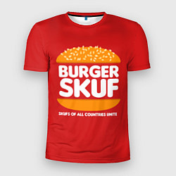 Футболка спортивная мужская Burger skuf, цвет: 3D-принт