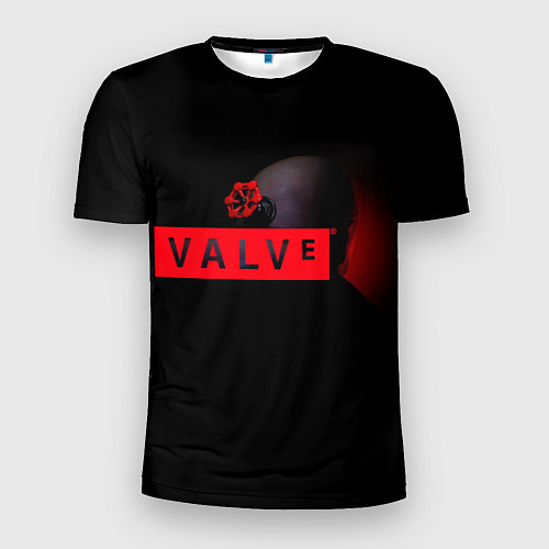 Мужская спорт-футболка Valve afro logo / 3D-принт – фото 1