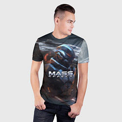 Футболка спортивная мужская Mass Effect game space, цвет: 3D-принт — фото 2
