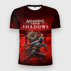 Футболка спортивная мужская Персонажи Assassins creed shadows, цвет: 3D-принт