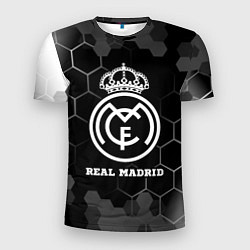 Мужская спорт-футболка Real Madrid sport на темном фоне