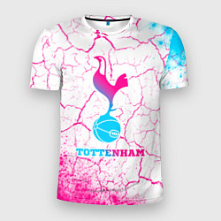 Футболка спортивная мужская Tottenham neon gradient style, цвет: 3D-принт