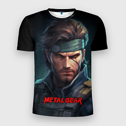 Футболка спортивная мужская Веном Снейк из игры Metal gear, цвет: 3D-принт