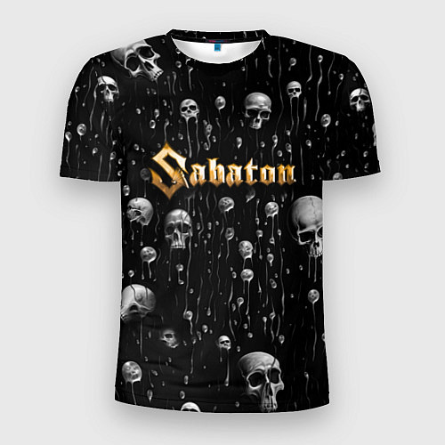 Мужская спорт-футболка Sabaton - rock / 3D-принт – фото 1