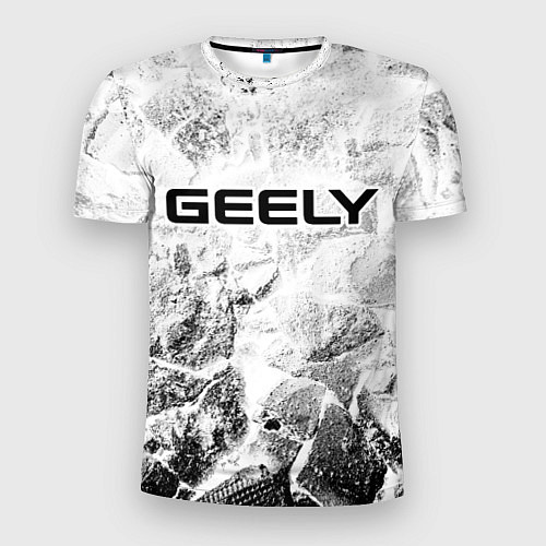 Мужская спорт-футболка Geely white graphite / 3D-принт – фото 1