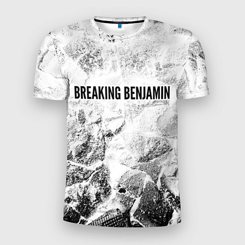 Мужская спорт-футболка Breaking Benjamin white graphite / 3D-принт – фото 1