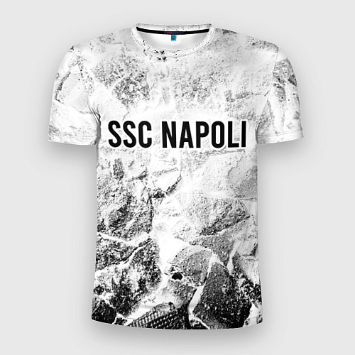Мужская спорт-футболка Napoli white graphite / 3D-принт – фото 1