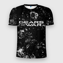 Мужская спорт-футболка Gears of War black ice