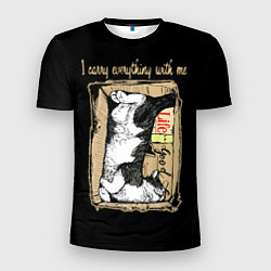 Мужская спорт-футболка Всё своё ношу с собой