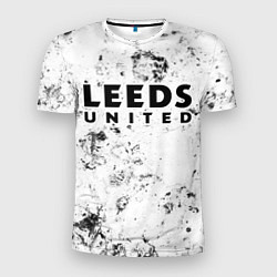Футболка спортивная мужская Leeds United dirty ice, цвет: 3D-принт