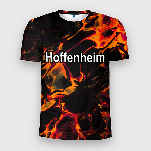Мужская спорт-футболка Hoffenheim red lava / 3D-принт – фото 1