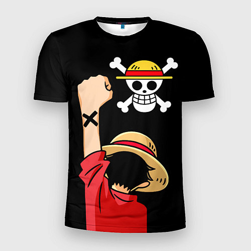 Мужская спорт-футболка One piece - Monkey D Luffy / 3D-принт – фото 1