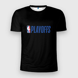 Футболка спортивная мужская NBA playoffs, цвет: 3D-принт