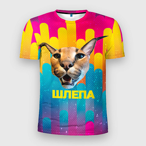 Мужская спорт-футболка Голова Шлепы / 3D-принт – фото 1