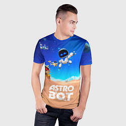 Футболка спортивная мужская Astro bot персонажи, цвет: 3D-принт — фото 2