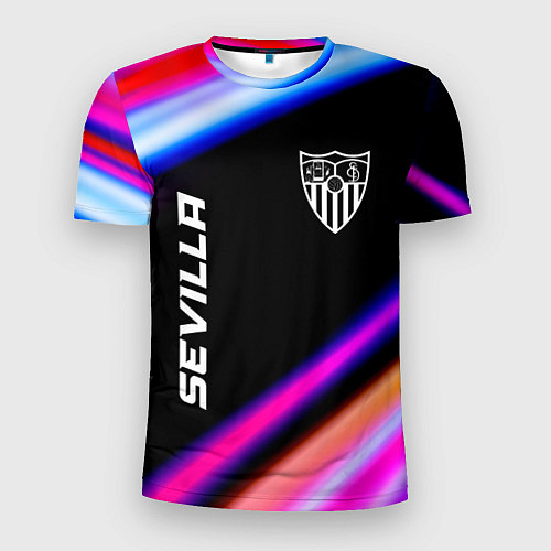Мужская спорт-футболка Sevilla speed game lights / 3D-принт – фото 1
