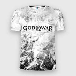 Мужская спорт-футболка God of War white graphite
