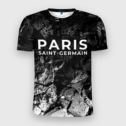 Мужская спорт-футболка PSG black graphite