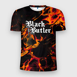 Мужская спорт-футболка Black Butler red lava