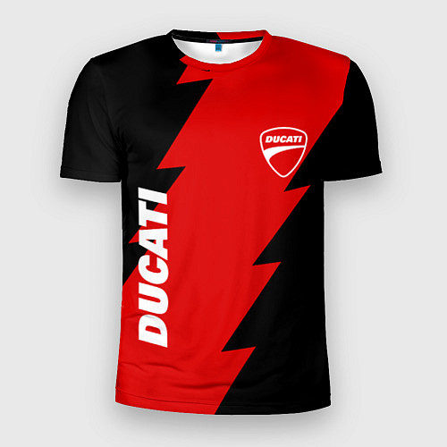 Мужская спорт-футболка Ducati - logo / 3D-принт – фото 1