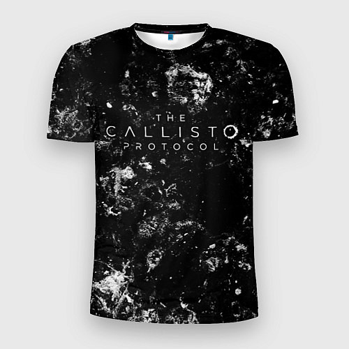 Мужская спорт-футболка The Callisto Protocol black ice / 3D-принт – фото 1