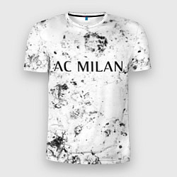 Футболка спортивная мужская AC Milan dirty ice, цвет: 3D-принт
