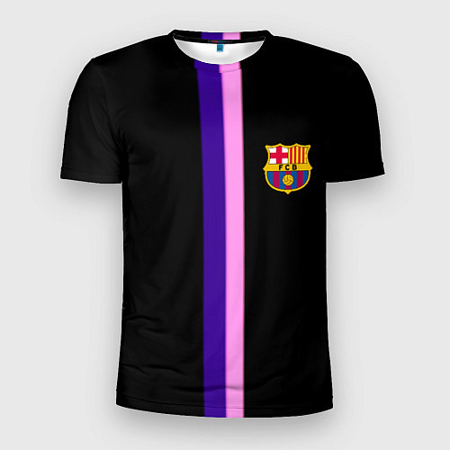 Мужская спорт-футболка Barcelona line / 3D-принт – фото 1