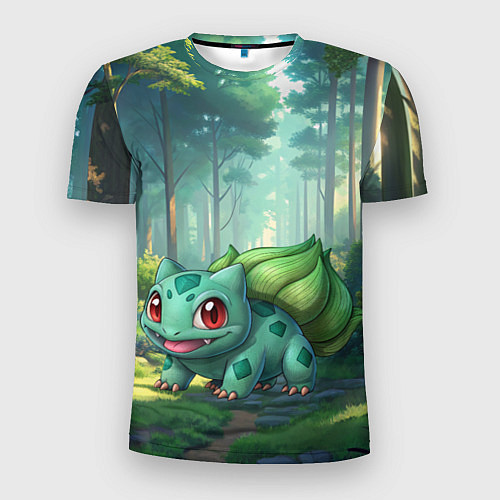 Мужская спорт-футболка Bulbasaur pokemon / 3D-принт – фото 1