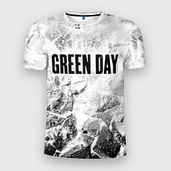 Мужская спорт-футболка Green Day white graphite