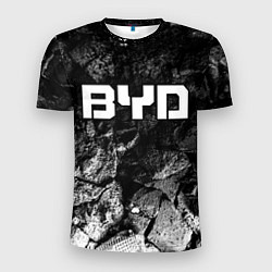Мужская спорт-футболка BYD black graphite