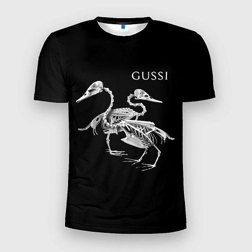 Мужская спорт-футболка Gussi - two skeletons of a goose / 3D-принт – фото 1