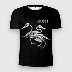 Мужская спорт-футболка Gussi - two skeletons of a goose