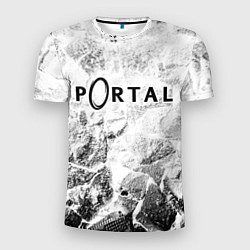 Мужская спорт-футболка Portal white graphite