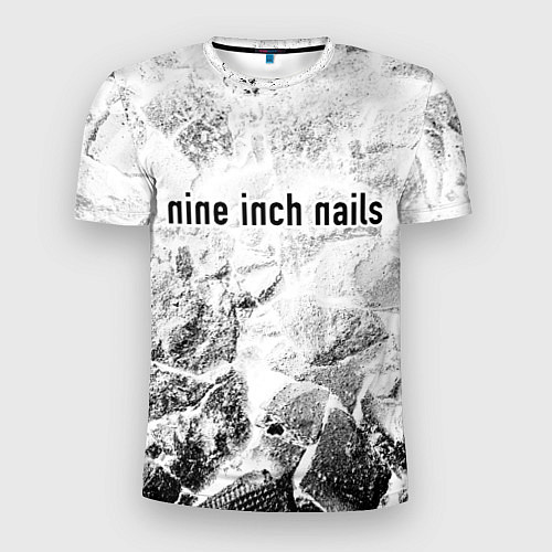 Мужская спорт-футболка Nine Inch Nails white graphite / 3D-принт – фото 1