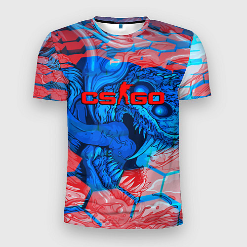 Мужская спорт-футболка Скоростной зверь скин кс го / 3D-принт – фото 1