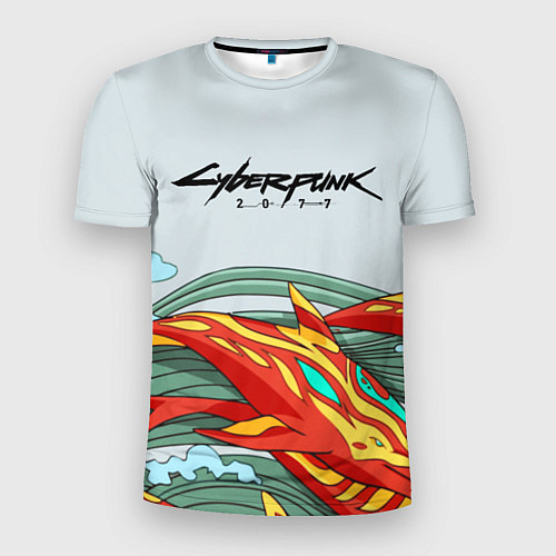 Мужская спорт-футболка Cyberpunk steel csgo / 3D-принт – фото 1