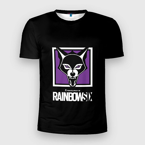 Мужская спорт-футболка Rainbow six logo ubisoft / 3D-принт – фото 1