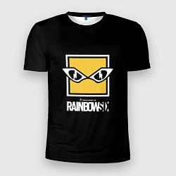Мужская спорт-футболка Rainbow six 6 logo games